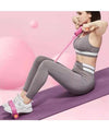 4-Tube Pedal Resistance Band Fitness Trainer – Full Body Workout Exercise Band for Home Gym | BuyGenZ
