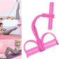 4-Tube Pedal Resistance Band Fitness Trainer – Full Body Workout Exercise Band for Home Gym | BuyGenZ