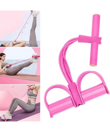 4-Tube Pedal Resistance Band Fitness Trainer – Full Body Workout Exercise Band for Home Gym | BuyGenZ