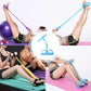 4-Tube Pedal Resistance Band Fitness Trainer – Full Body Workout Exercise Band for Home Gym | BuyGenZ