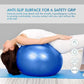 LORDEX Gym Ball for Fitness – Anti-Burst Stability Ball for Yoga, Core Strength & Home Workout | BuyGenZ