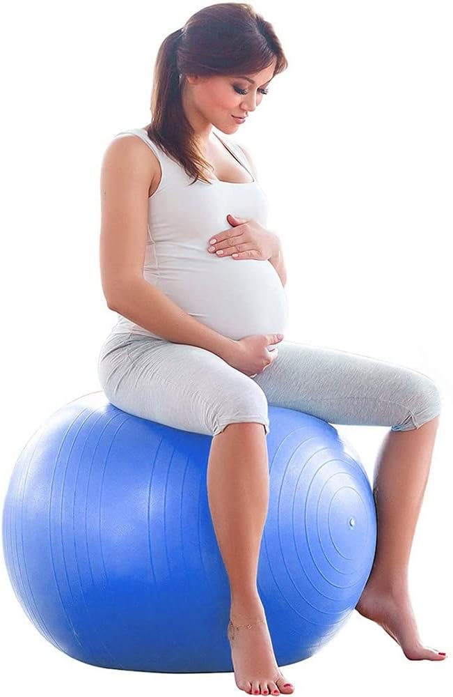 LORDEX Gym Ball for Fitness – Anti-Burst Stability Ball for Yoga, Core Strength & Home Workout | BuyGenZ