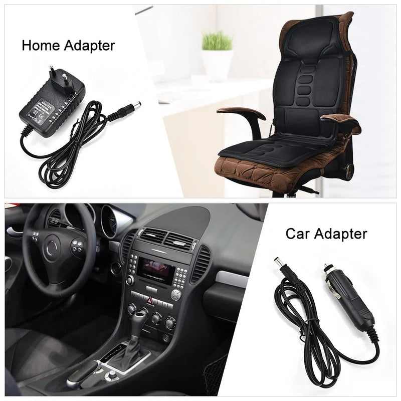 Massage Seat Topper Cushion – Vibrating Back & Seat Massager for Chair, Car & Office Comfort | BuyGenZ